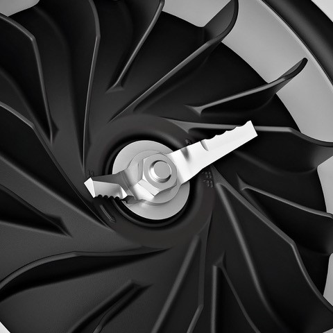 Μεταλλική λεπίδα τεμαχισμού σε σχήμα αστεριού