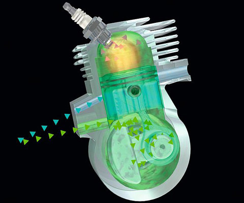 STIHL 2-MIX engine