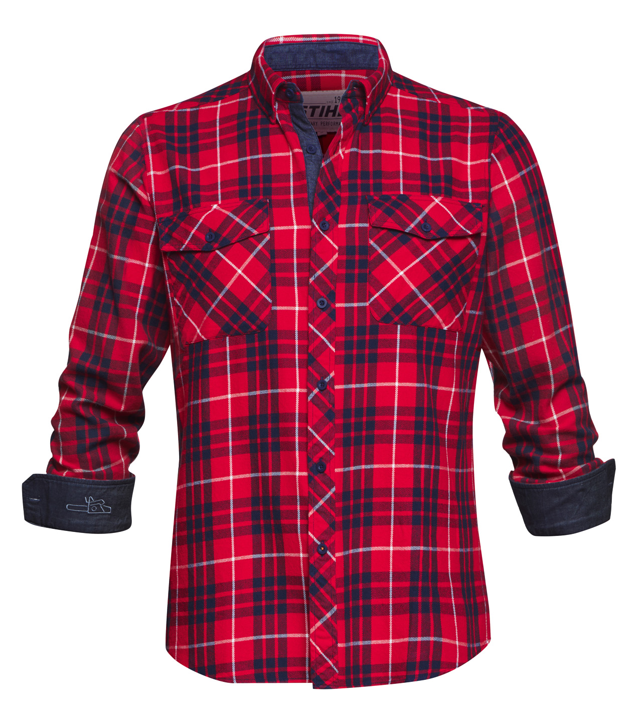 Flannel shirt, red