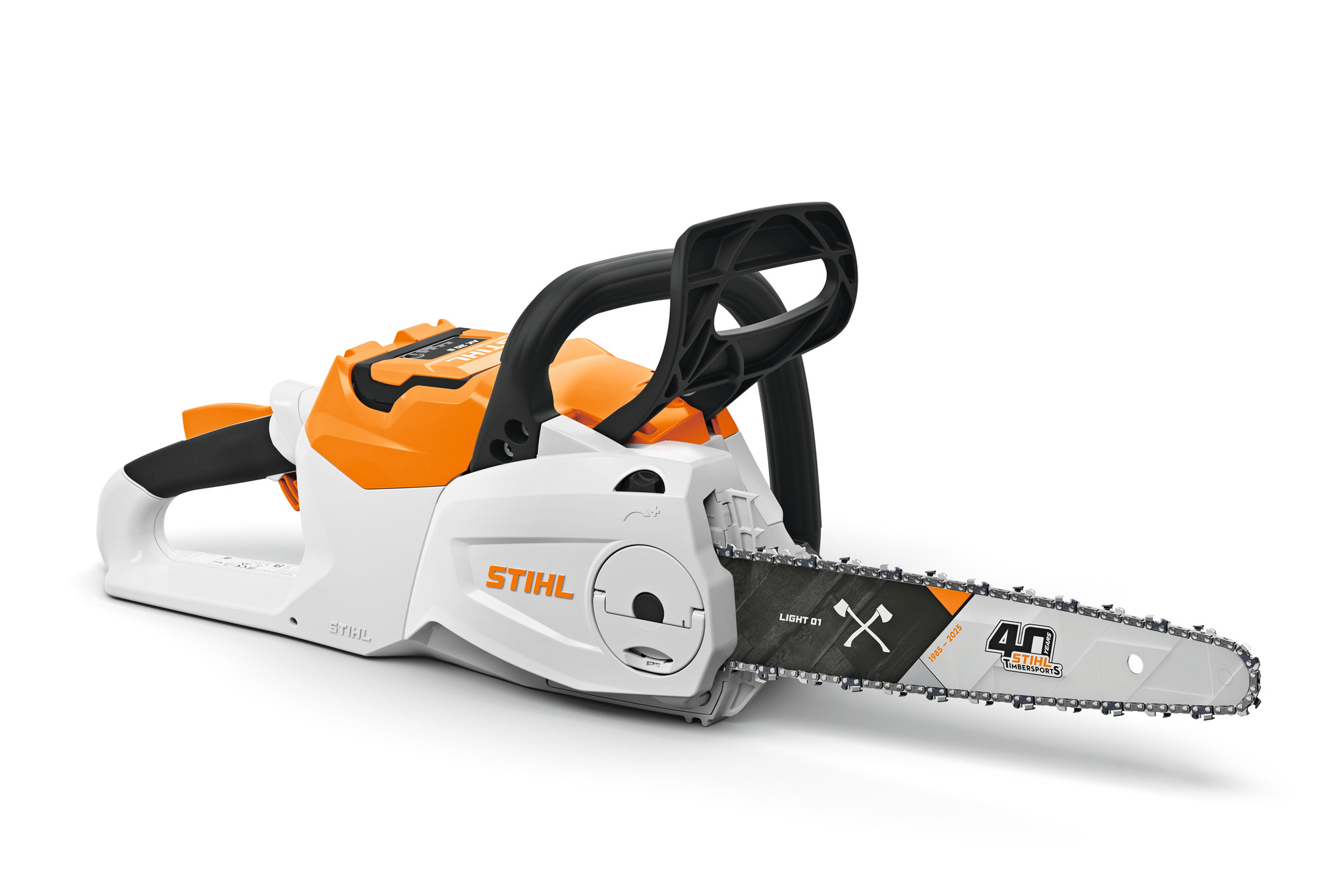 MSA 80 C-B, επετειακή έκδοση για τα 40 χρόνια STIHL TIMBERSPORTS® με μπαταρία AK 30 S και φορτιστή AL 101