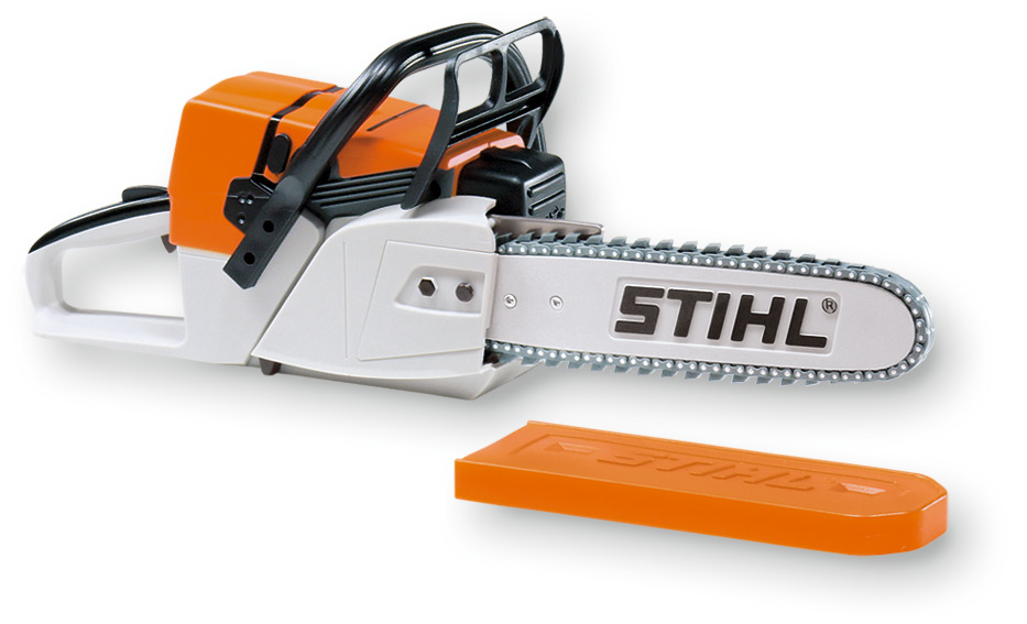 Children's battery-operated toy chainsaw