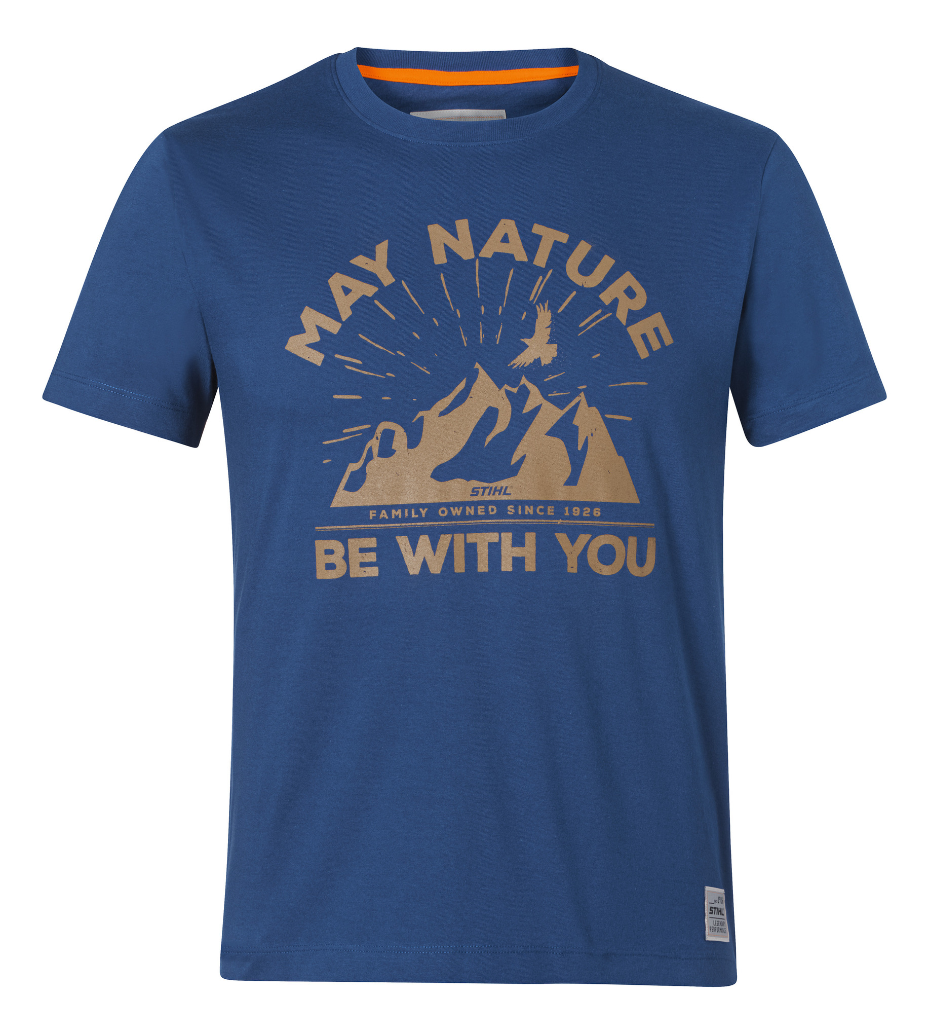 "MAY NATURE" t-shirt, Blue