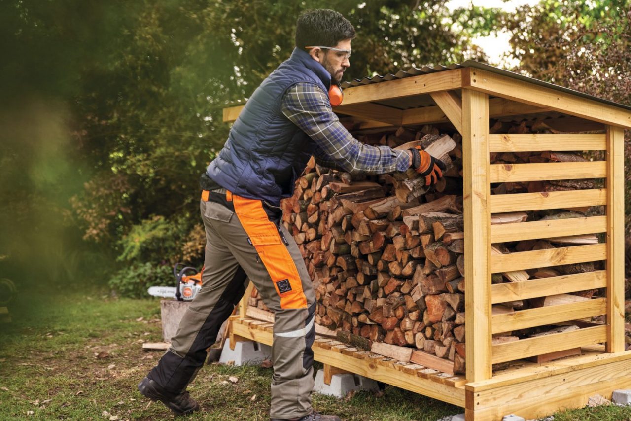 man with woods